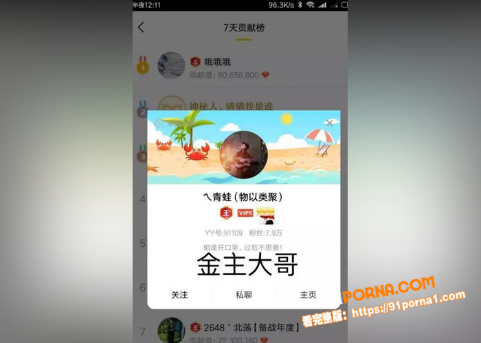 yy早期顶级网红 李天佑...（6）