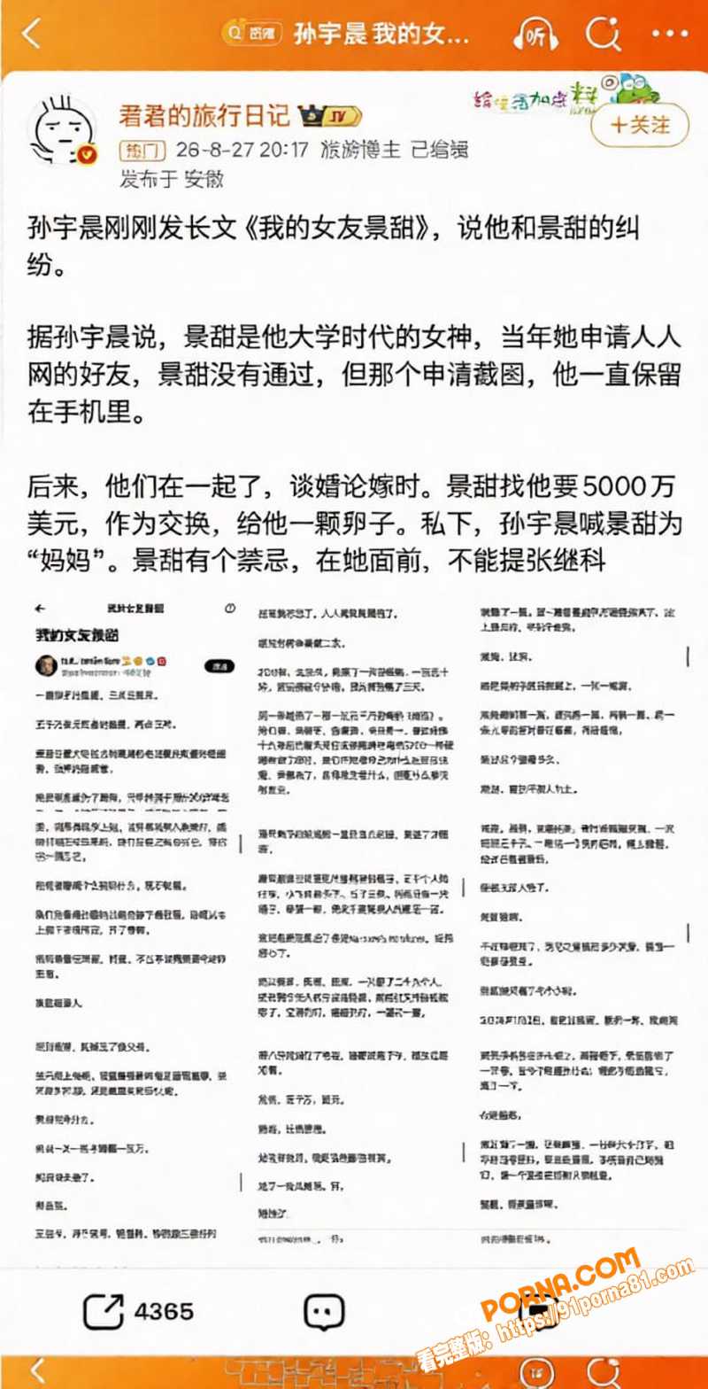 圈内大佬孙宇晨起诉 景甜...（11）