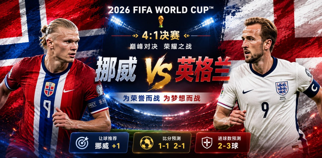 美加墨世界杯1/4决赛前瞻：北欧海盗正面硬刚三狮军团，哈兰德能否率队掀翻身价之王