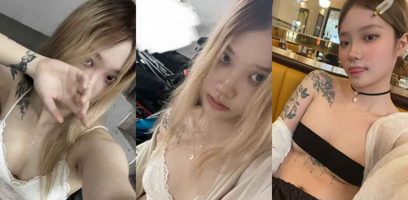 穿着极其大胆的金毛精神小妹 微透薄纱小短裤 身体符文篆刻 还有淫荡魅魔纹