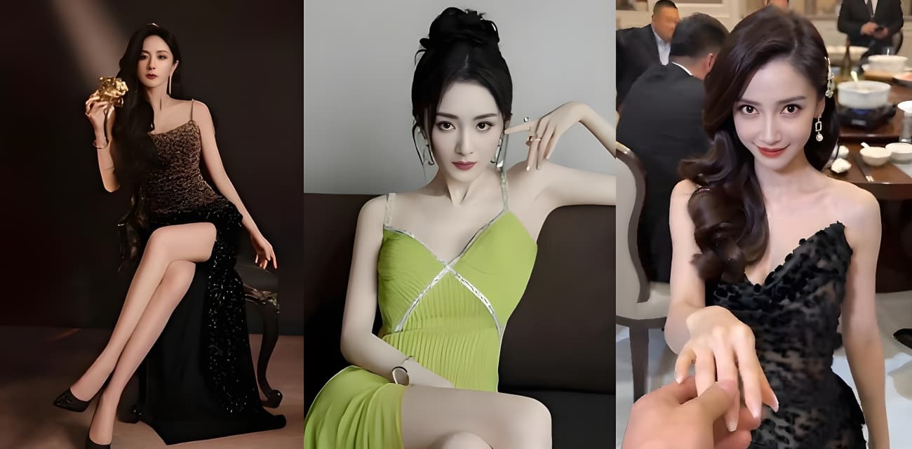 顶流女星AI魔改 杨幂 杨颖 饭局讨好金主为资源跪桌下当狗 主动亲吻大佬被扇嘴巴