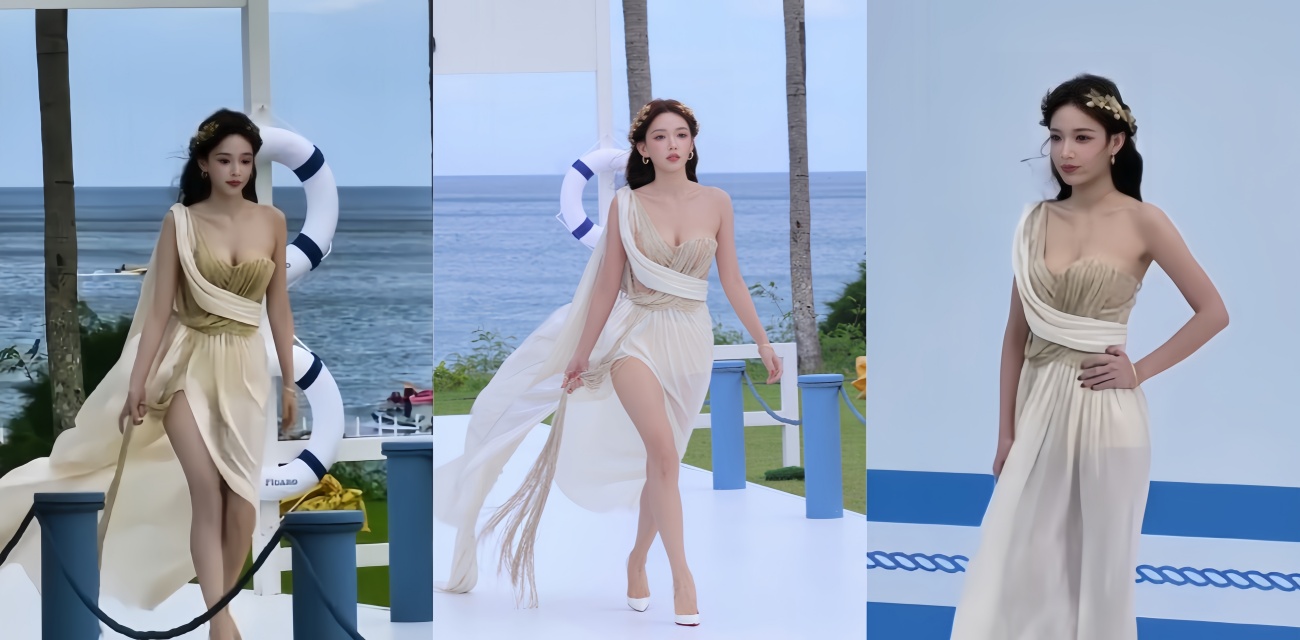 高颜值女神 程潇 费加罗希腊女神造型一出 网友直接看硬这谁顶得住！