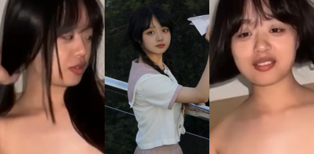 清纯大学生和男友去酒店开房做爱 性爱视频惨遭曝光 妹子吃鸡的样子真可爱！