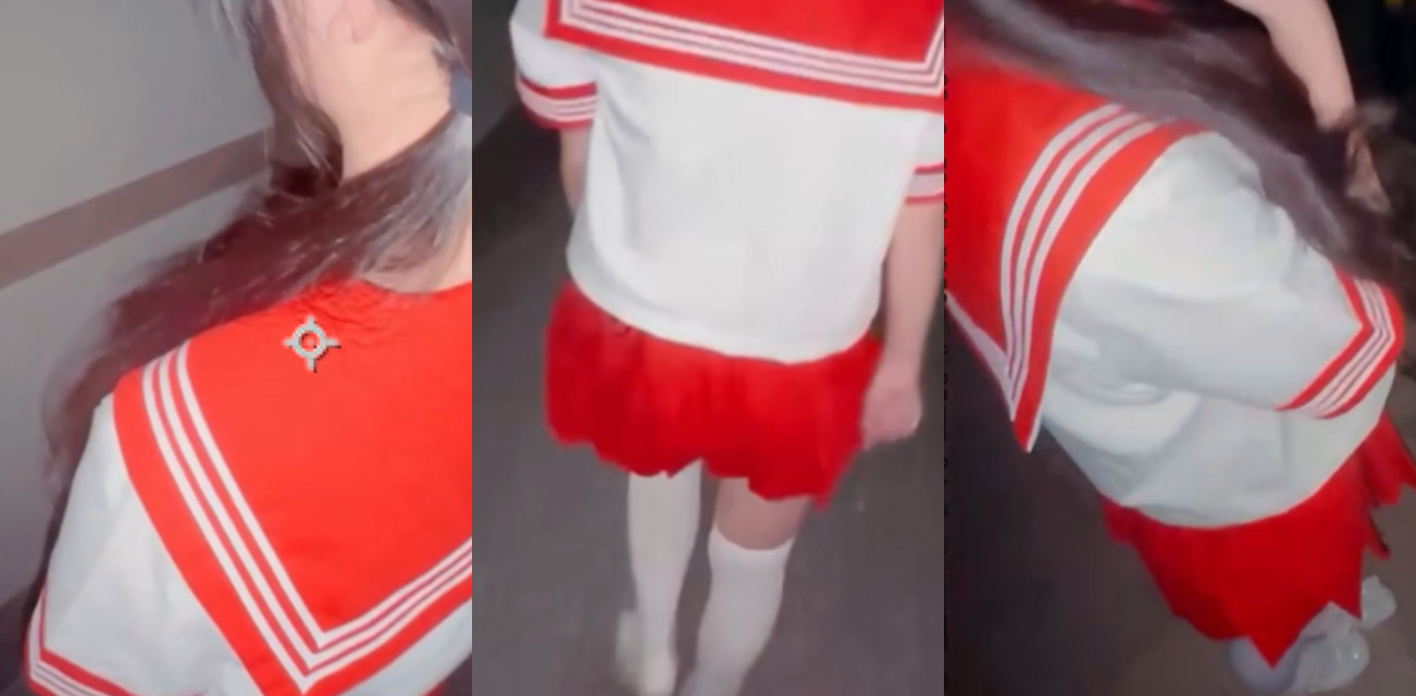 真实兄妹乱伦！海角大神意淫亲妹妹 爸妈睡着后半夜拉着妹妹天台做爱！