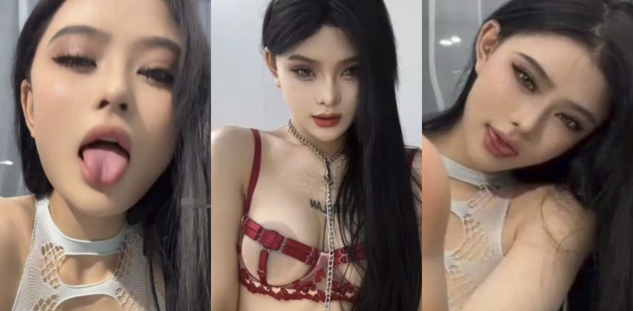 抖音颜值反差御姐 高颜值身穿着黑丝性感内衣自拍 这诱人的肥臀让人看着真带劲！