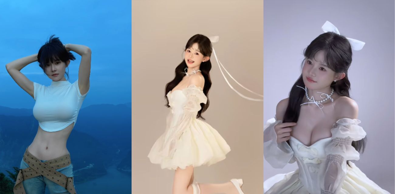 抖音女网红 江小帆帆 在外网做福利姬视频图片曝光 奶子是真的大像球！