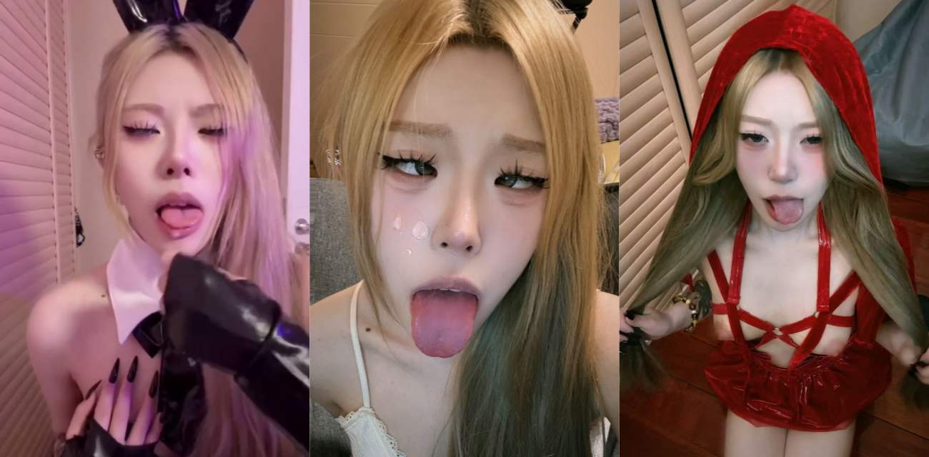 抖音网红 枭娍 摆出一副欠操的脑残样 大尺度阿黑颜自拍合集流出 最喜欢口交嗦屌！