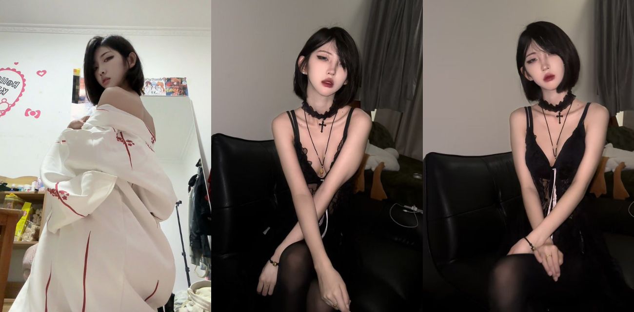 抖音网红御姐 行简 黑丝骚母狗 线下穿各种颜色丝袜拿假屌自慰！