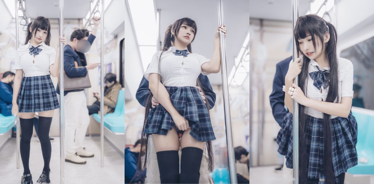 极品巨乳福利姬 慕慕Momo 白虎一线天 最新作品电车放学少女流出 拍摄花絮独家曝光！