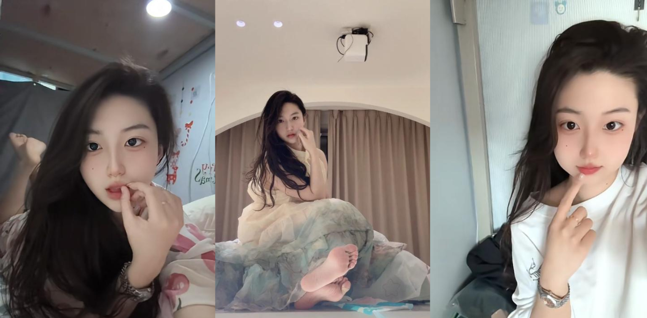 抖音00后微胖高颜值网红 小佳甜心 火辣自拍秀美脚长腿诱惑红唇 撩人身材一秒吸睛！
