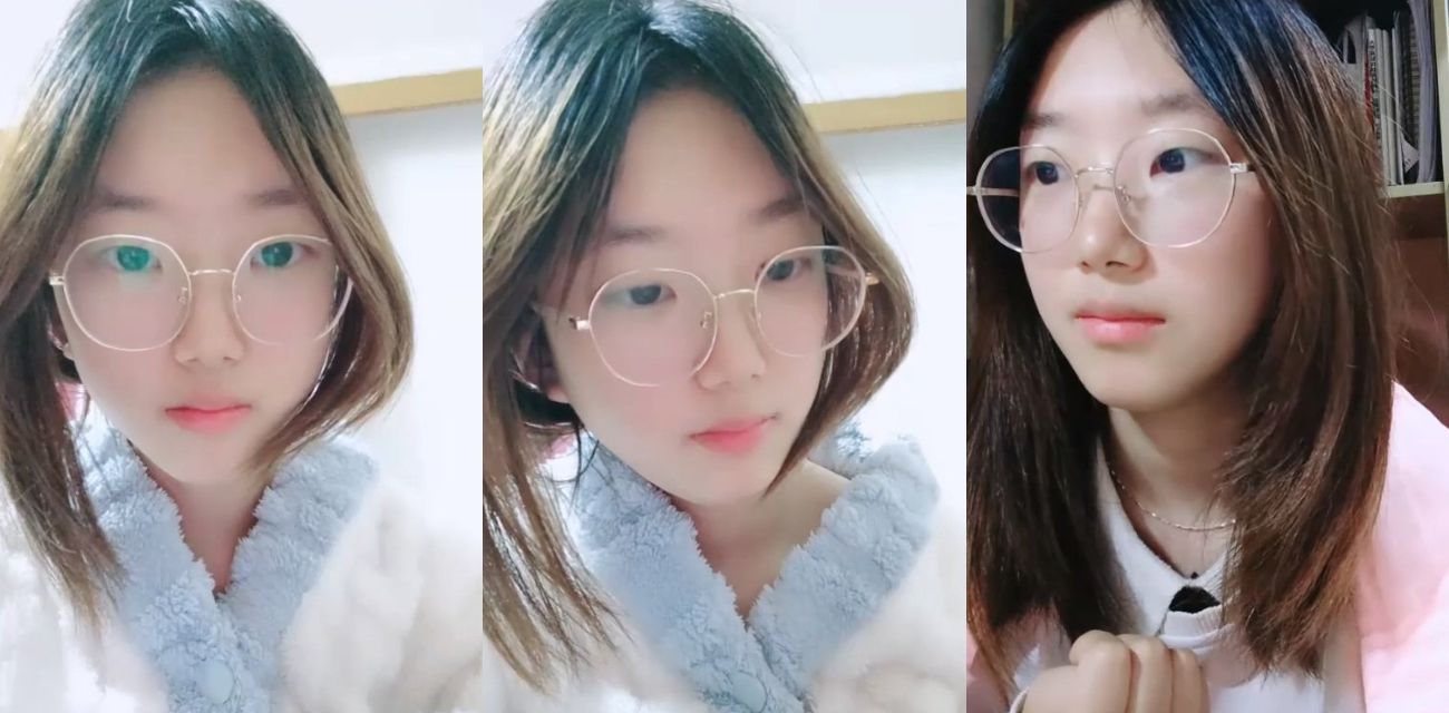 清纯眼镜学生妹 安安宝贝 外表乖乖女在宿舍三点全露自慰视频不慎流出！