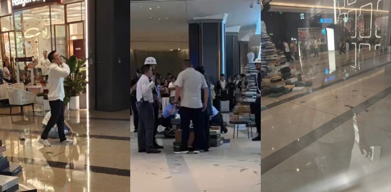 5月30日 四川成都 太古里商场内 因感情纠纷竟引发某男子对女朋友痛下杀手