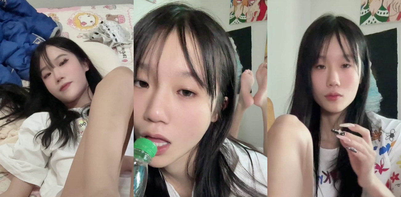 抖音网红 别管小薇 模拟足交 口交 足控的瓜友有福了哦