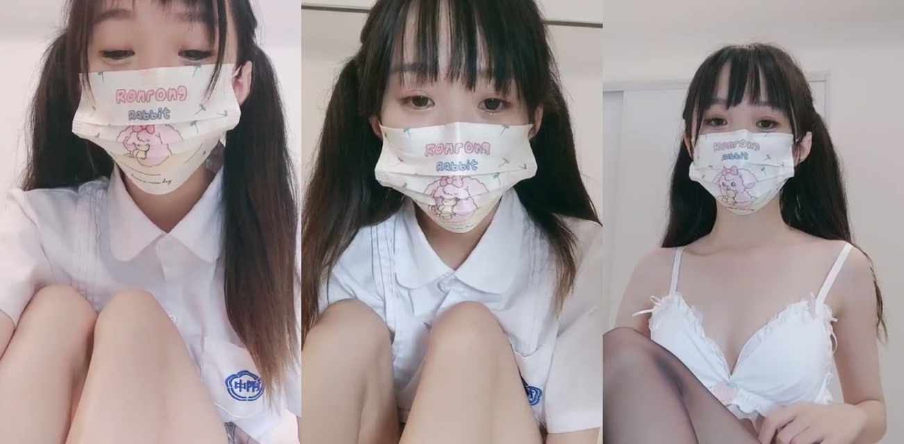 半糖高颜值萝莉少女 小野萝莉酱 大尺度付费直播露穴录制视频被曝光，肉丝无毛小穴是真的粉