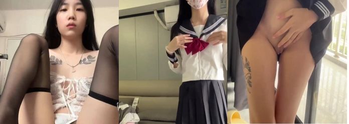 厦门大学精神小妹 林惠 被曝出网调视频，稚嫩的学生妹，穿着情趣内衣自己拿着自慰棒把玩！