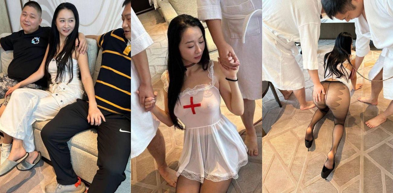 极品空姐和金主爸爸一起玩多人运动！跪在地上爬和母狗一样，嘴里还在说主人干我，