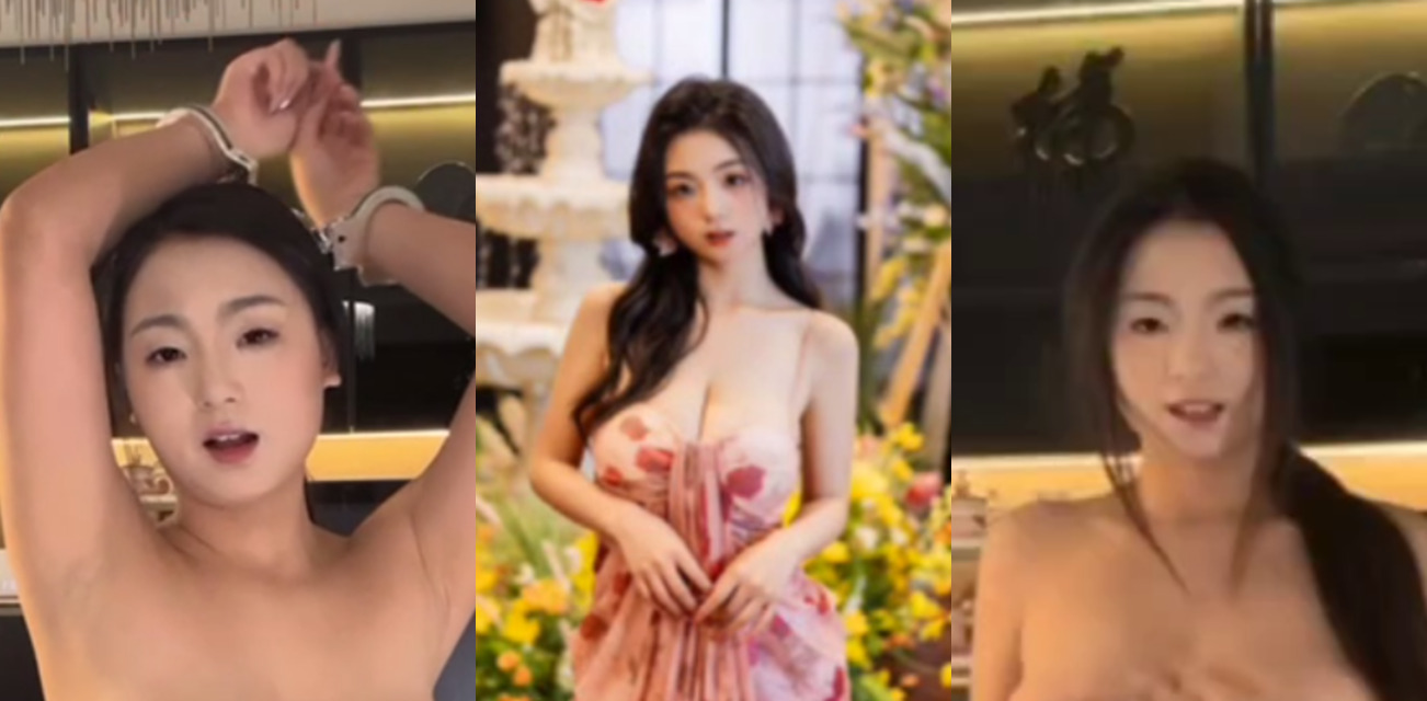 抖音100万粉丝巨乳网红 温可儿 现改名小熊软糖，和榜一大哥1对1插逼裸舞视频被曝光，极品巨乳看着就十分诱人，