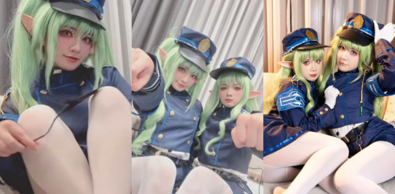 推特极品萝莉 PoppaChan 女同合体直播磨豆腐视频被曝光 小奶嫩穴双人淫磨 极致骚浪撩欲火焚身！