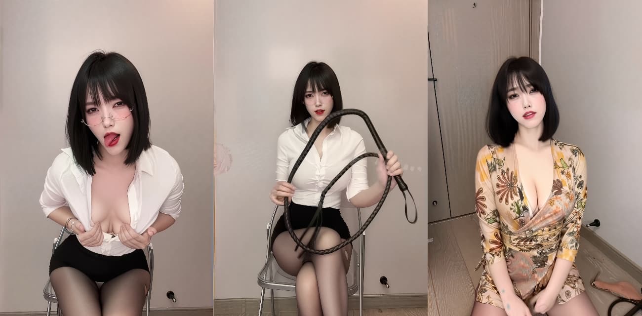 抖音百万粉丝网红 琳铛 金主高价付费视频流出，抖奶骚舞自慰摸逼，被各种调教，小母狗极其满足