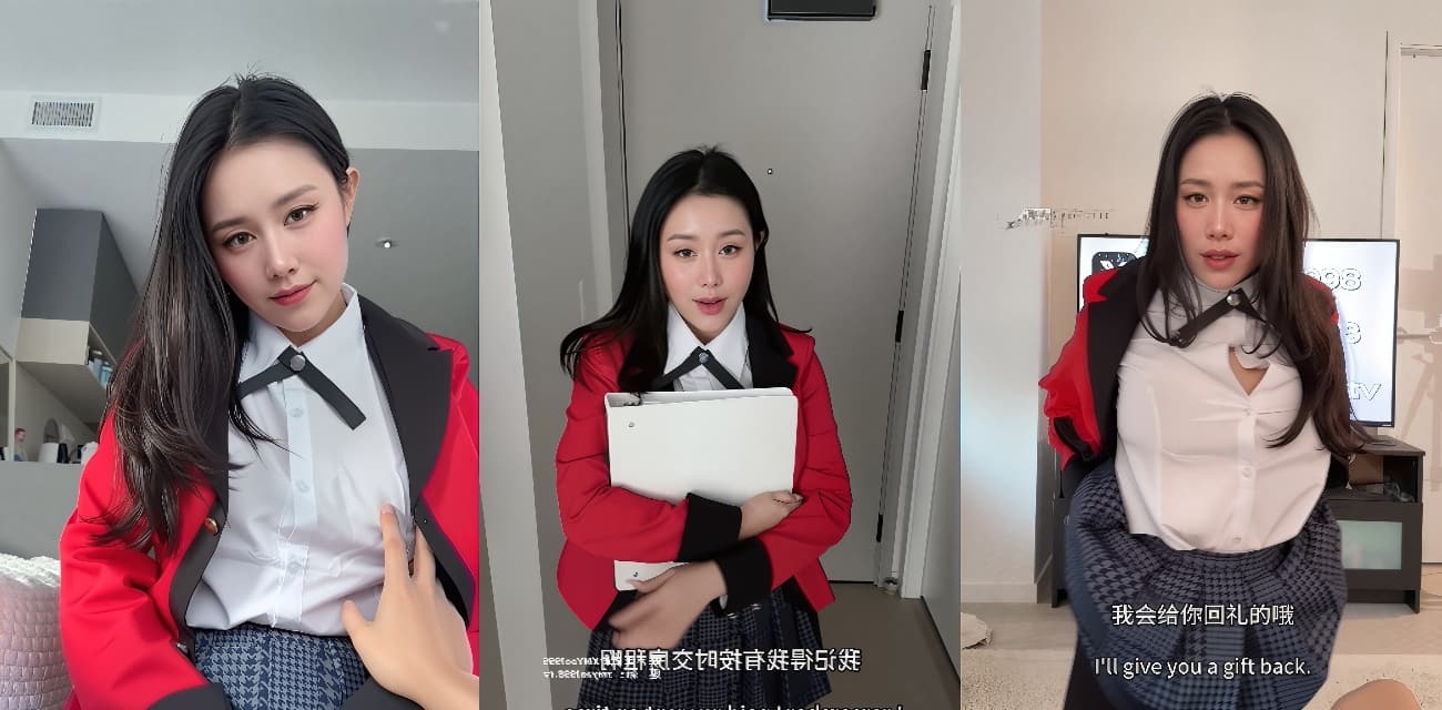 推特高颜值网红 汐梦瑶 9月底最新作品流出，cos狂赌深渊 房东女儿的补课费 ，对话超精彩