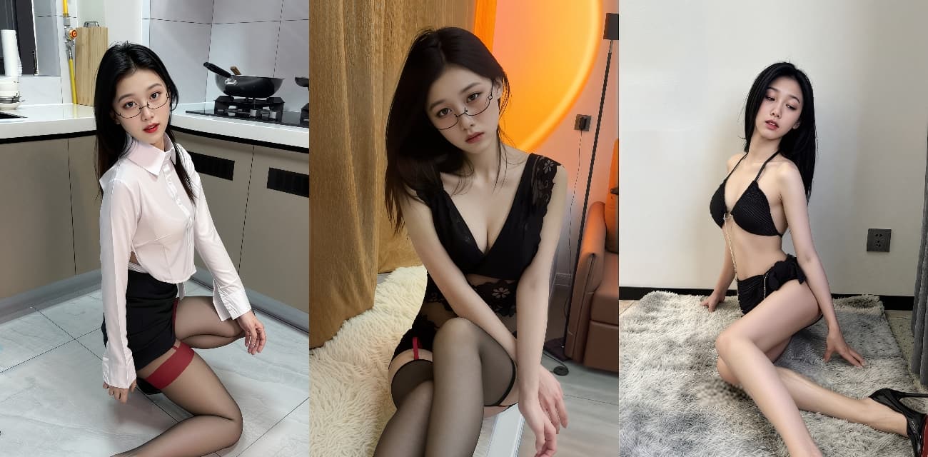 抖音网红 一碗米 为了钱选择下海，只要大哥礼物刷到位，全国可飞，对着镜头表情极其满足