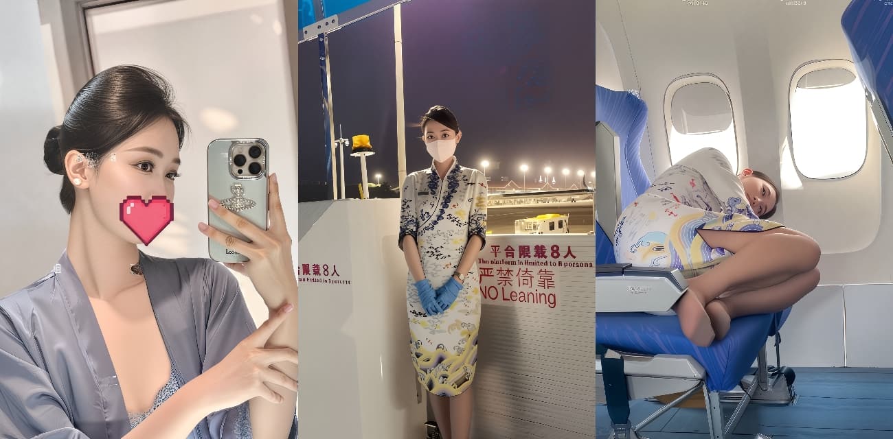 高颜值空姐 为了钱选择下海，空姐的身份让众多金主极其喜爱，颜值和身材都是一流，床上服务更是让金主十分满足