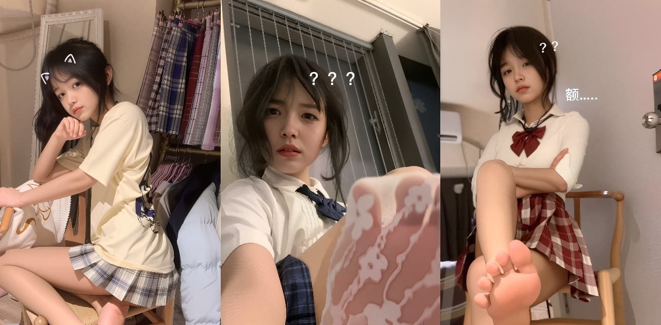 抖音高颜值网红 虚岁石榴 早期下海资源流出，被榜一大哥约到酒店调教，小母狗极其配合，各种姿势服务十分到位