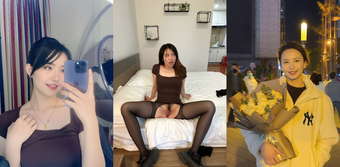高颜值女大学生 背着男友下海，在酒店被富哥各种调教玩弄，玩弄的同时还在背上写字，也不知道男友看到会怎么样