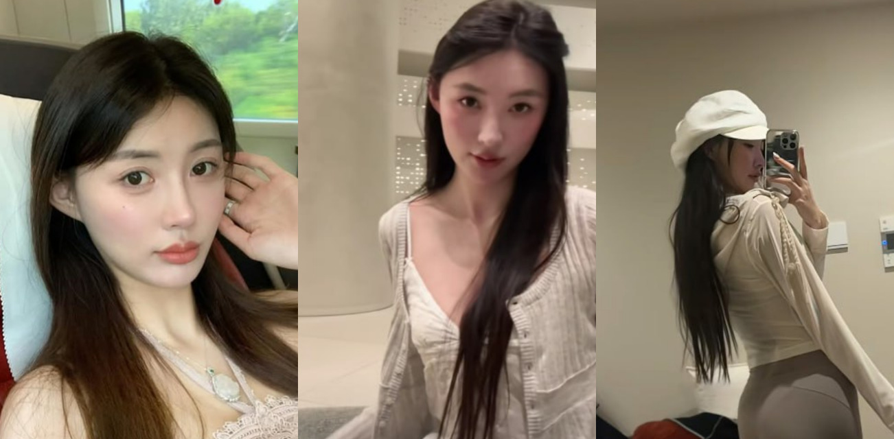 抖音150万粉丝高颜值网红 王语会 疑似谈恋爱被大哥发现后被曝光私拍视频， 绝美女神不过是大哥的炮架子！
