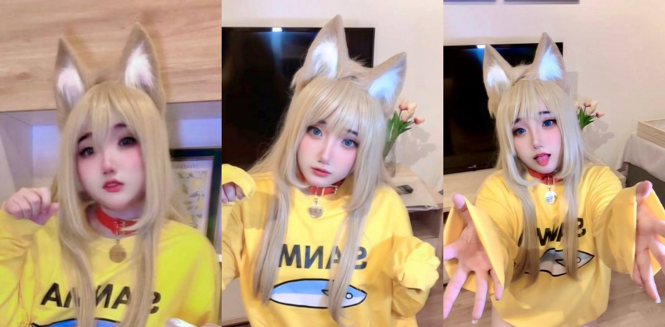 台湾福利姬 nyanchan2k3 可爱黄豆粉粉喵，道具自慰玩弄双穴 高潮放尿到杯子中 品尝美味下午茶！