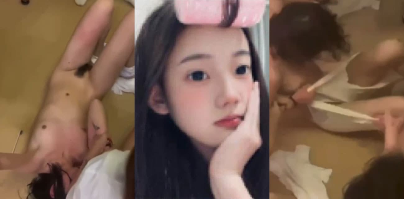 宁德霞浦精神小妹 潘诗雨 勾引姐妹男友上床 被抓现行脱光衣服挨打，这男的长像一般，也是饿了
