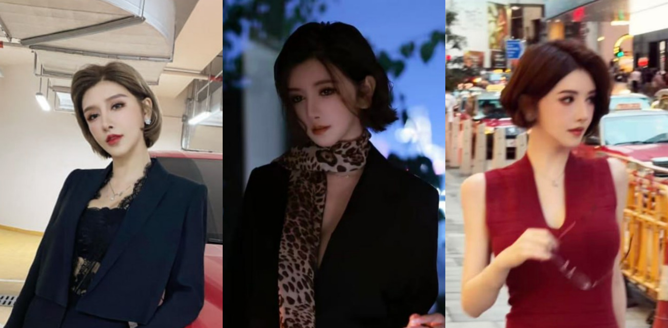 抖音358w粉美女网红 小喵大宝 与好闺蜜组团大搞双飞局 两个骚婊子戴狗绳被同一根大屌爆插！