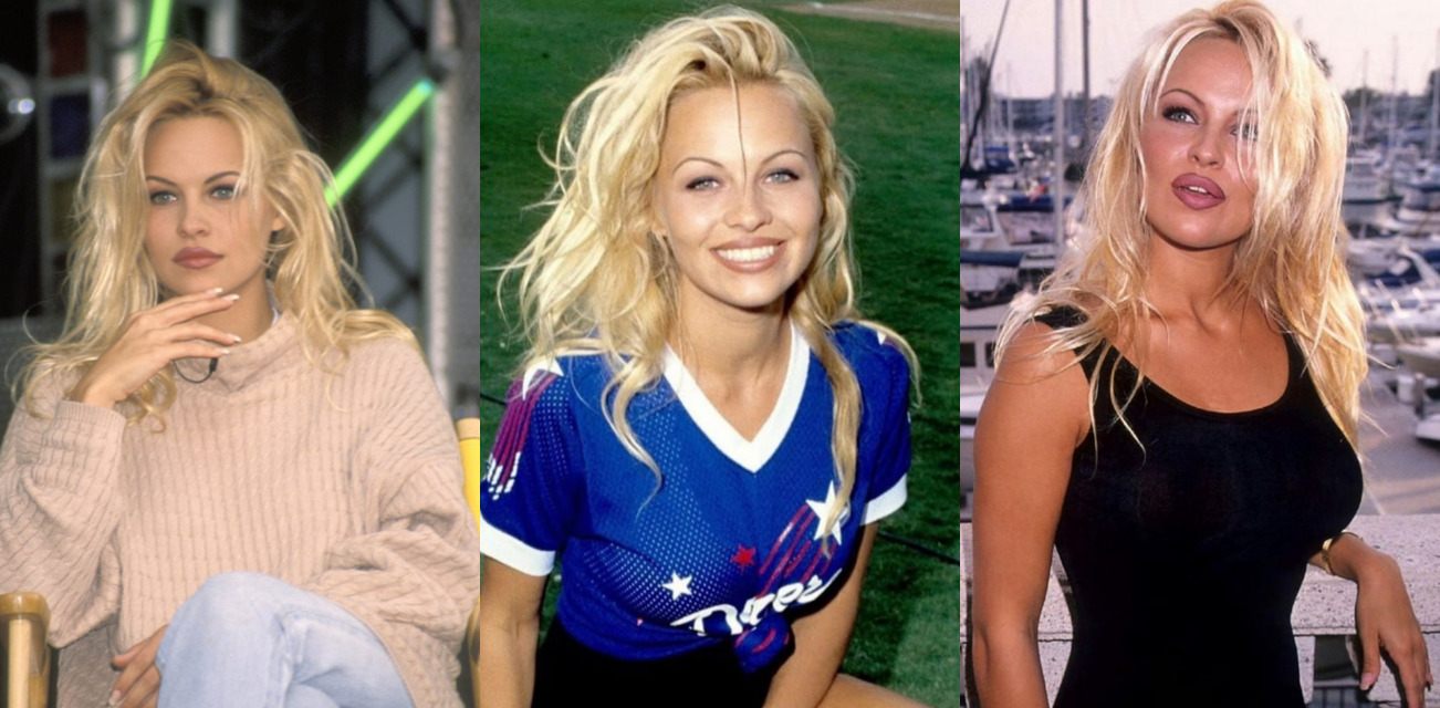 美国著名好莱坞演员模特 帕米拉·安德森（Pamela Denise Anderson）和“毒药”乐队主唱布雷特·迈克尔斯 早期性爱视频流出！ 口交大屌女上骑乘榨精骚劲十足！场面相当火爆