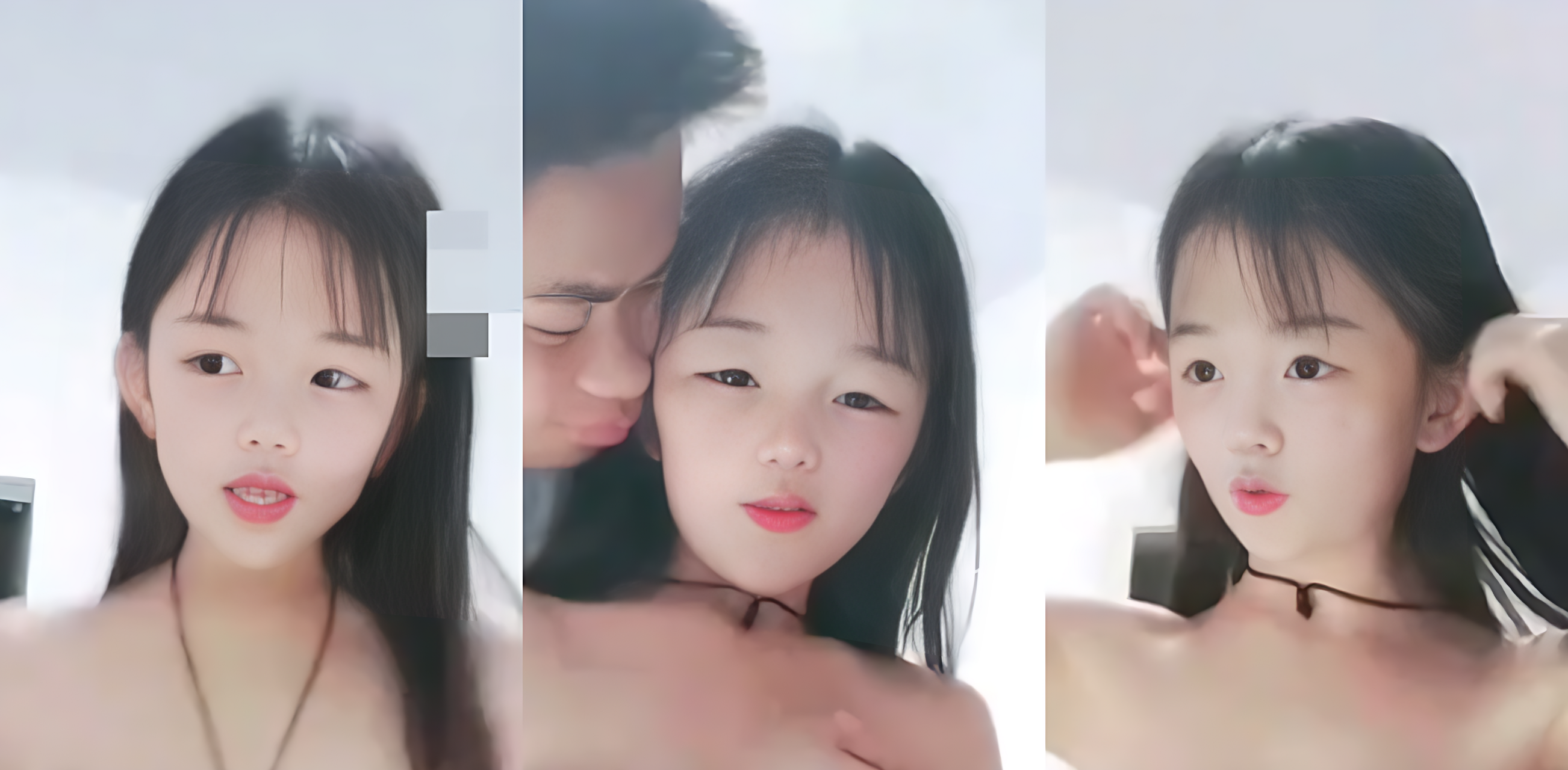 极品白虎嫩妹直播中惨遭亲哥推门爆操，揉奶舔穴，无套中出白虎粉穴，浪叫声震天响！