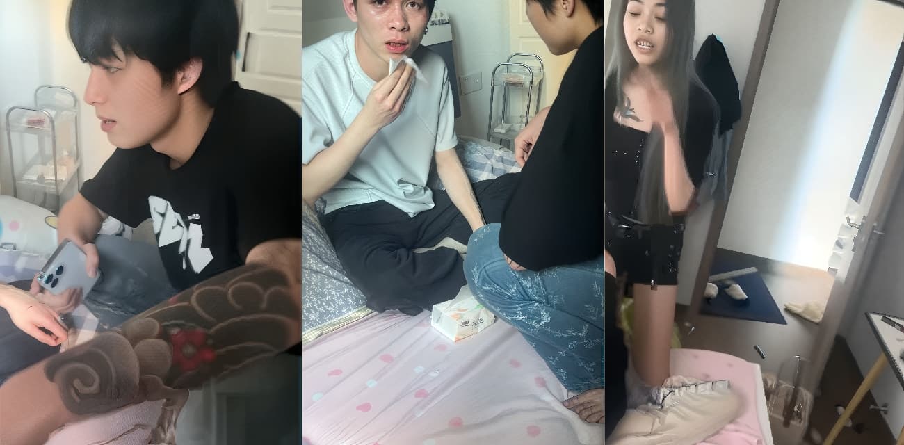 最新捉奸现场视频流出,小伙睡兄弟对象,被兄弟拳打脚踢倒，精神小妹还理直气壮维护，抓奸现场无比炸裂！