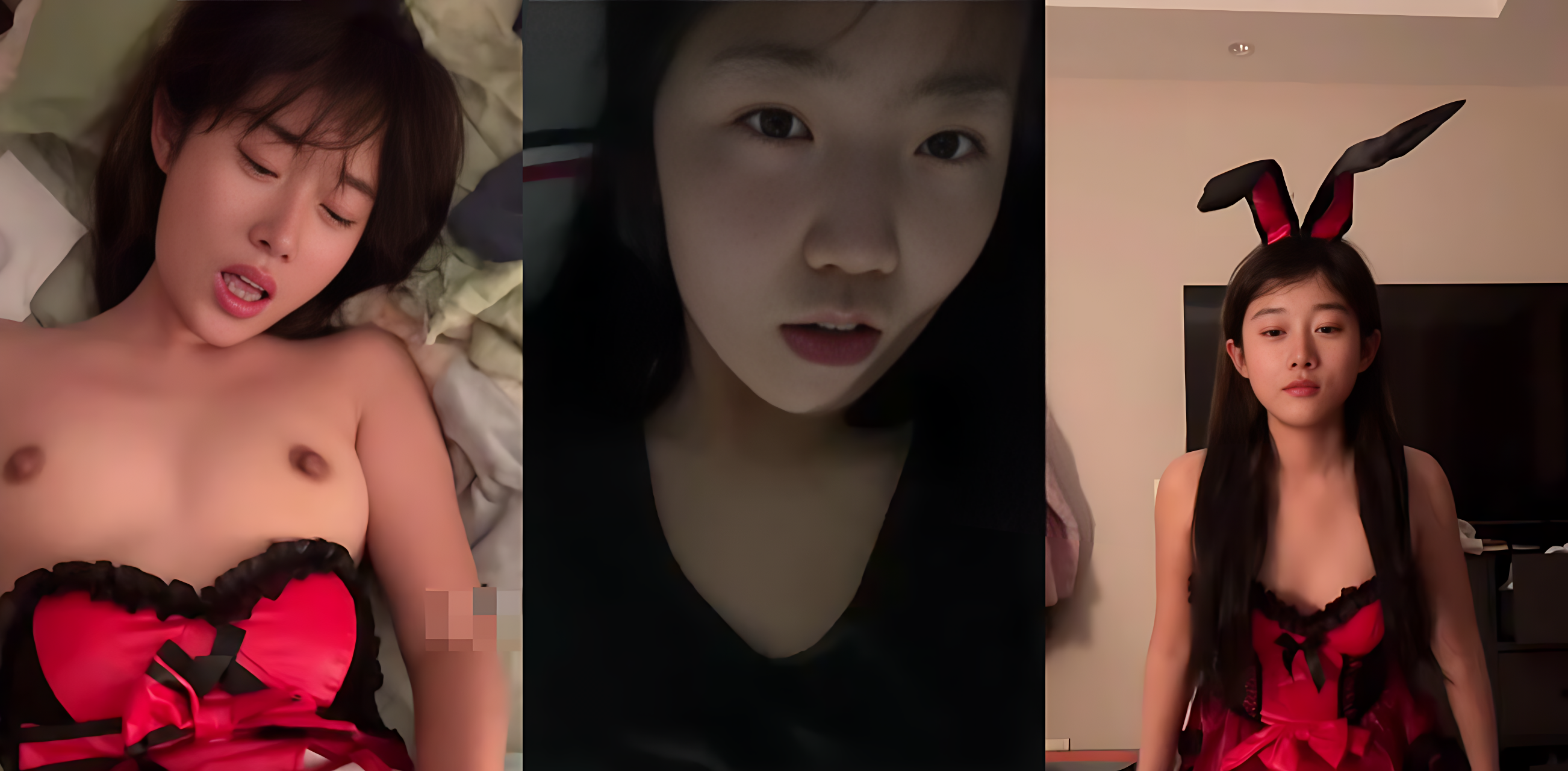 情侣性爱自拍流出,露脸少女与男友的性爱啪啪!各种情趣制服黑丝网袜乐趣满满啊！