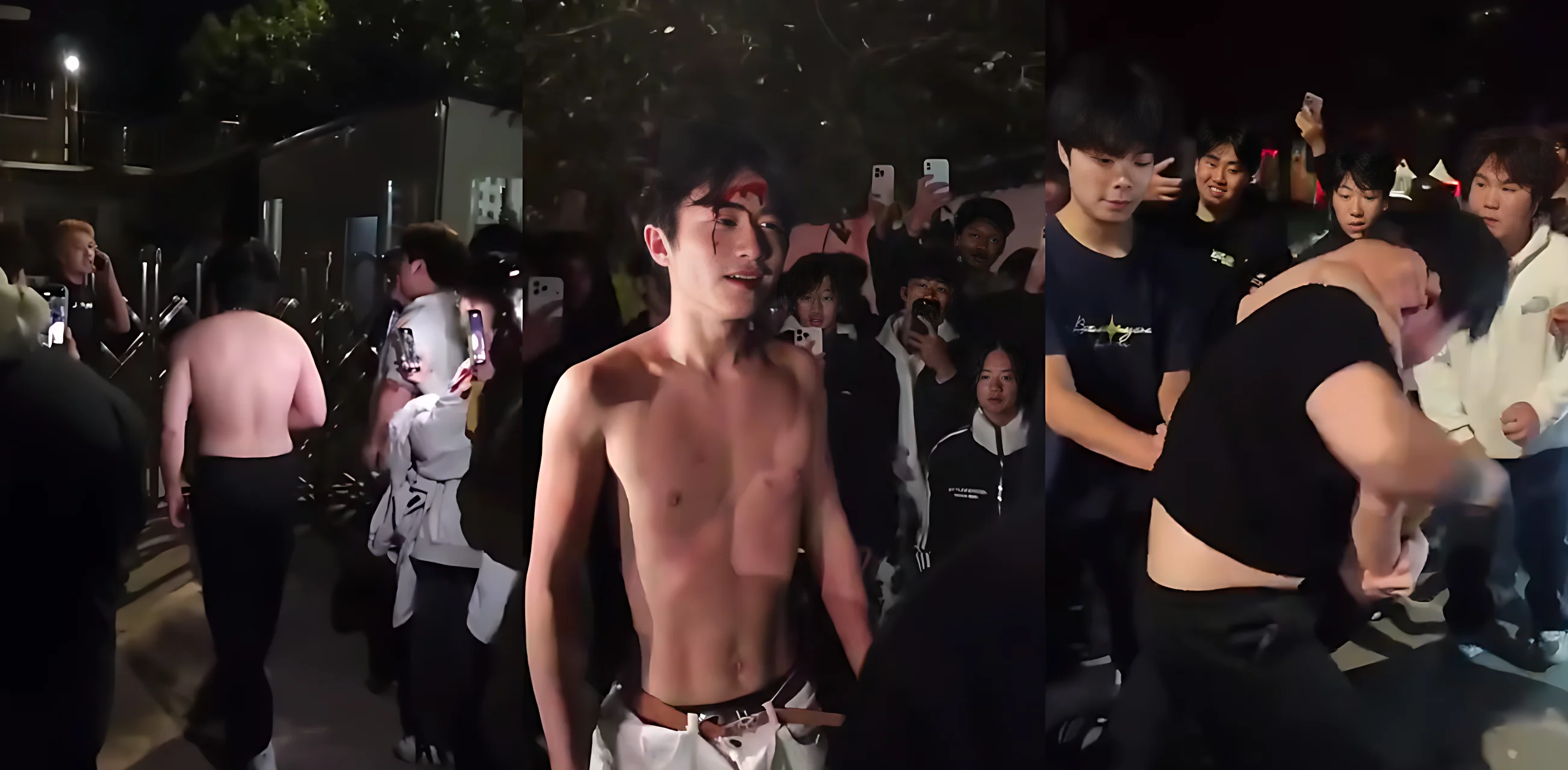 广西桂林C罗事件完整版 精神小伙为爱冲锋 与情敌约群架1v4 只为争夺交配权 现场视频流出！
