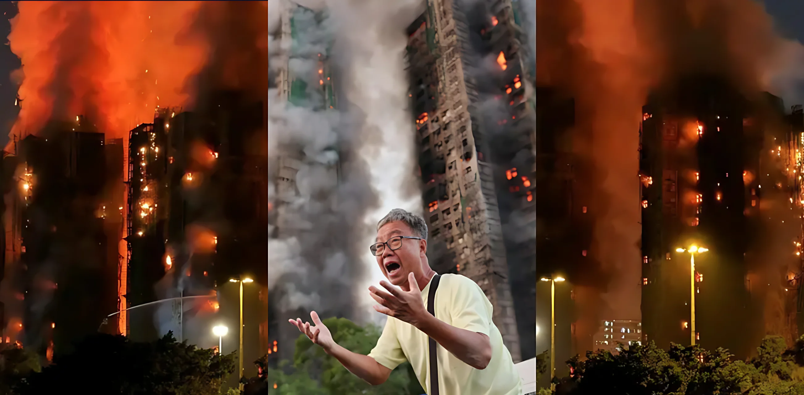 香港新界大埔宏福苑宏昌阁发生五级大火 火灾蔓延七座大楼 造成多人受伤死亡 含一名消防员殉职！李家超启动紧急事故监察及支援中心！