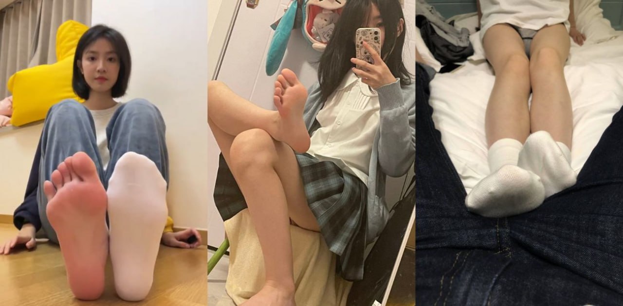当代反差女大白色棉袜里的粉嫩玉足 足交大肉棒榨精 喜欢玉足的不能错过了
