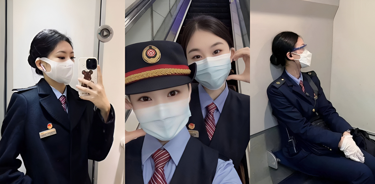推特反差露出博主 乘务盈盈 付费福利 列车上露奶抠逼 身穿制服被后入猛干玩车震 贱劲儿爆表！