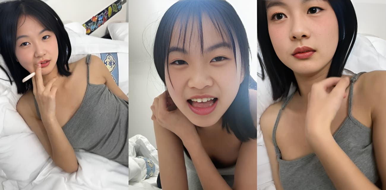 高颜值纹身精神小妹直播3P视频流出 全程露脸跪地深喉口交轮番舔肉棒 最后边被爆操边吃屌