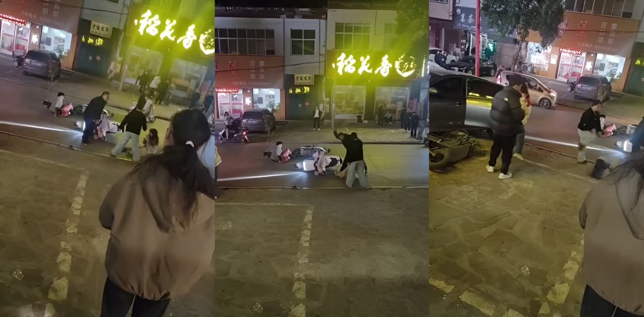 河南平顶山街头惨案 成年恶霸擦碰后丧心病狂 砖头砸头鞋底抽脸15岁少女 路人抱娃劝架也遭毒手 暴行令人发指！