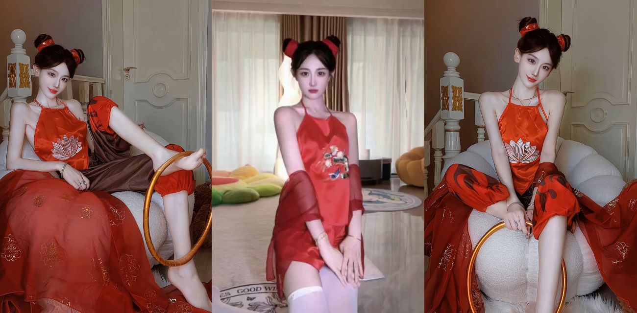 哪吒2爆火网黄也要蹭热度，买张票跑电影院看哪吒全裸自慰！
