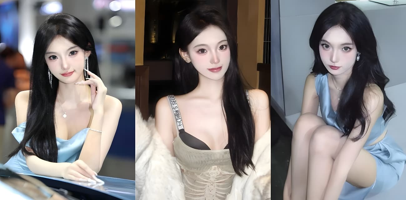 只爱操高颜值车模女神！极品黑长发美女口交舔到根部 女上位狂扭大屁股！