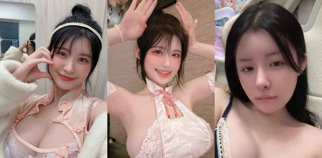 台湾网红，奶子看起來超大，这种胸器简直就是人间尤物