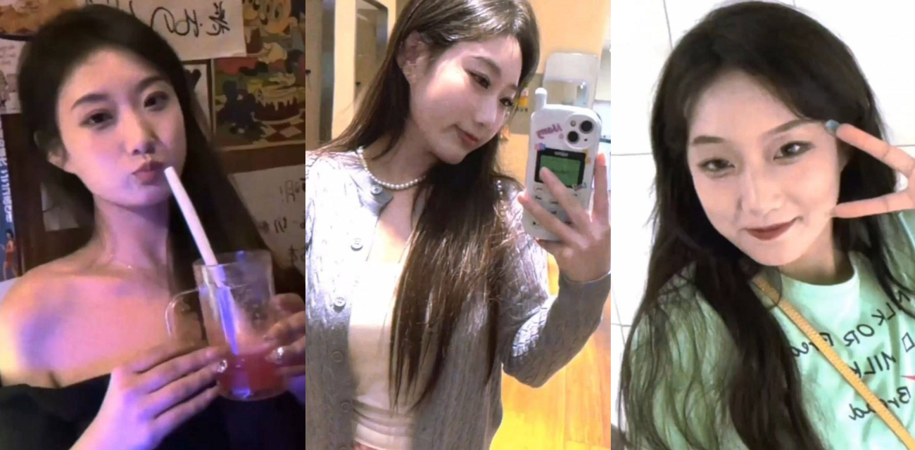 高颜值女大学生私拍泄密！清纯外表穿着各种衣裙摆拍 没想到自慰这么反差