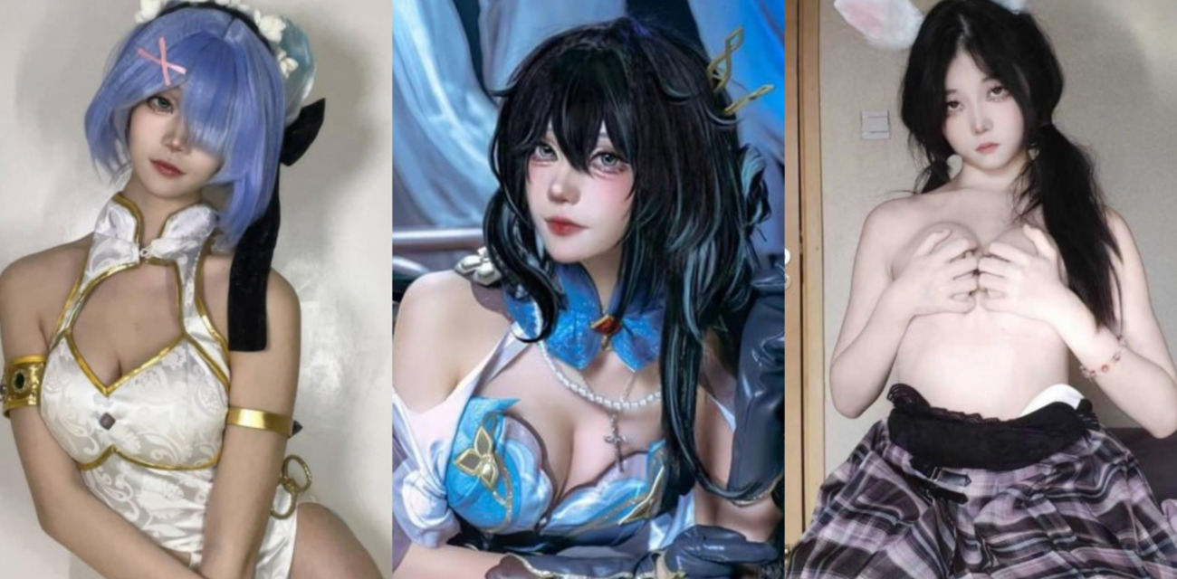 Cosplay圈情侣重磅泄露事件 白嫩女大沦为男友泄欲玩物 身穿制服各种姿势蹂躏爆操！