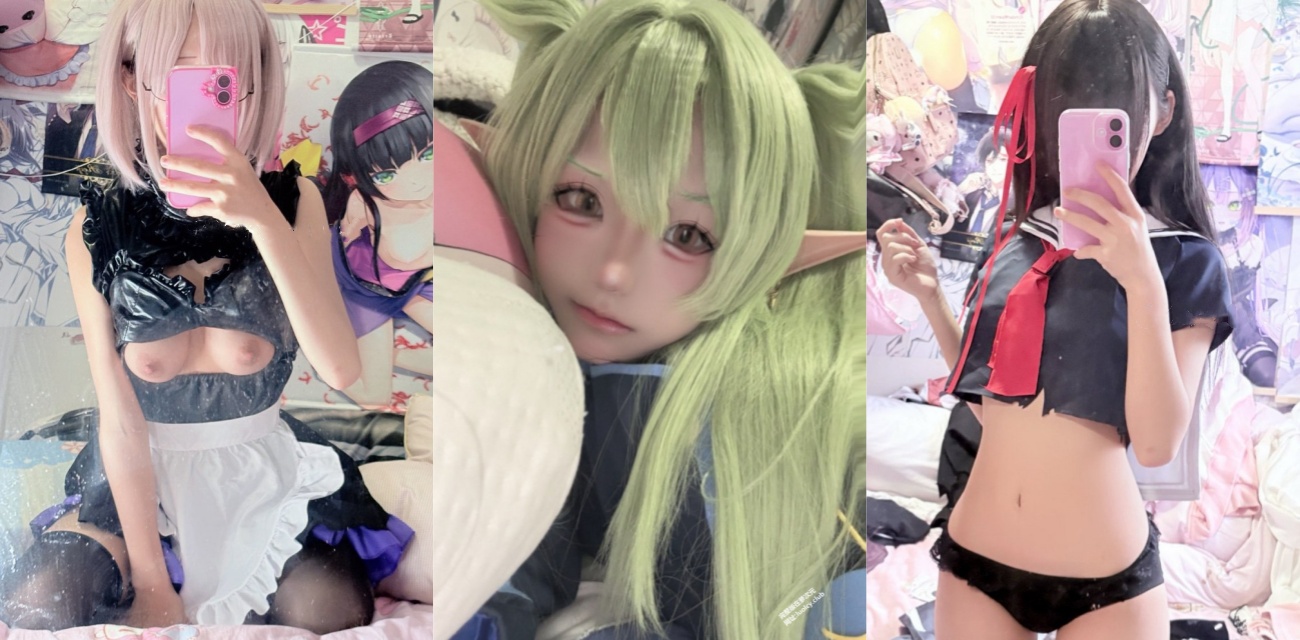 高颜值白虎萝莉 废柴少女家里蹲 Cos若叶睦扣穴视频泄露 粉嫩美穴玩的淫水直流