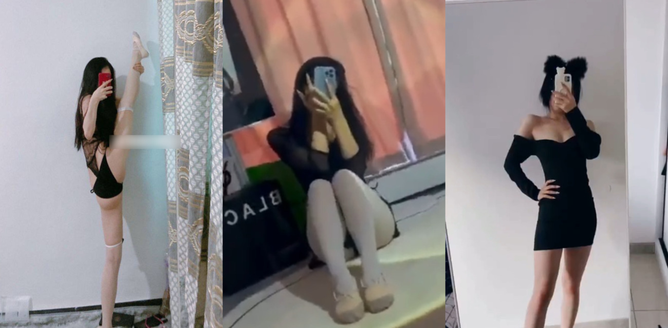 抖音网红 酷酷的露 当过空姐的极品舞蹈生 在线发骚秀性感美腿 一字马露点自慰！