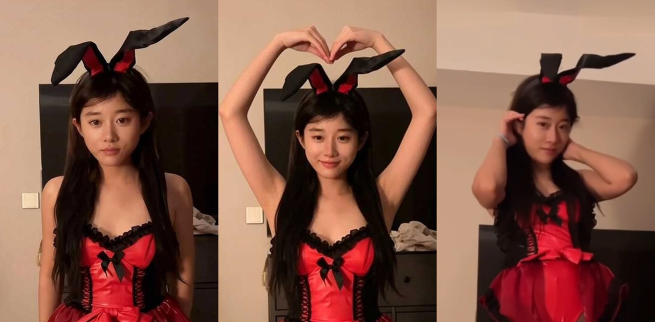 苏州职大校花傅梦洁兔女郎情侣视频泄露 懵懂清纯脸蛋配上骚浪浪叫太刺激！